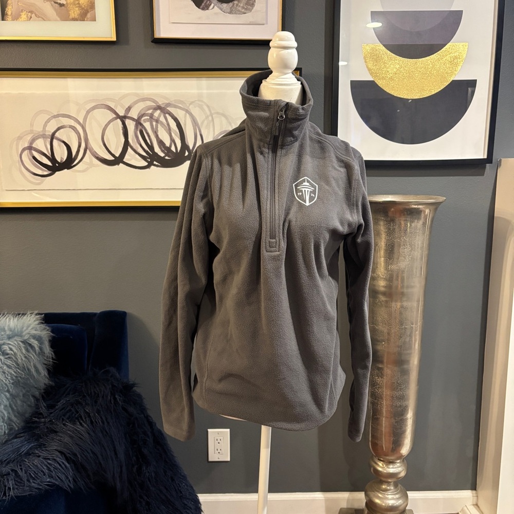 Eddie Bauer Seattle Sounders Quarter-Zip Fleece – Size Small